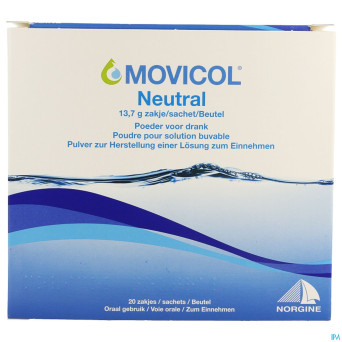 Movicol neutral sachets 20 x 13,7 g