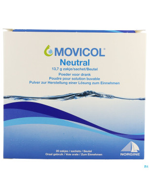 Movicol neutral sachets 20 x 13,7 g