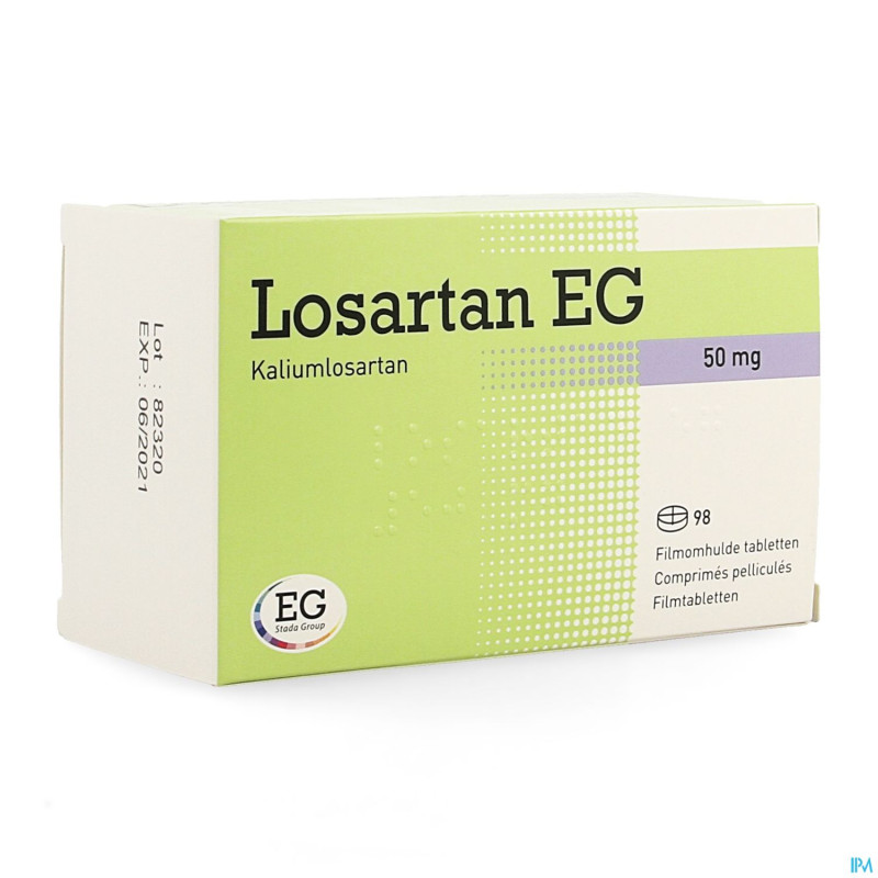 Losartan eg comp pell 98x50mg