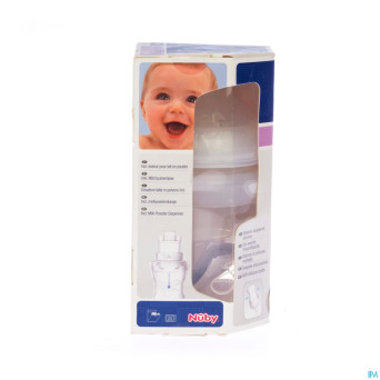 Nuby nt biberon sil 210ml +0m + tetine doseur