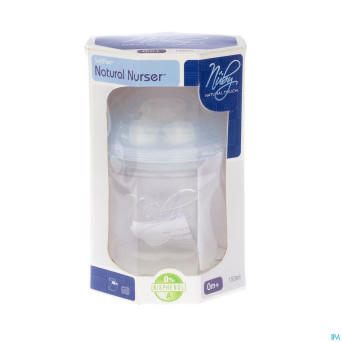 Nuby nt biberon propyl. 150ml + tetine +0m