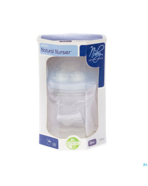 Nuby nt biberon propyl. 150ml + tetine +0m