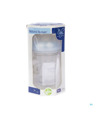 Nuby nt biberon propyl. 240ml + tetine +0m
