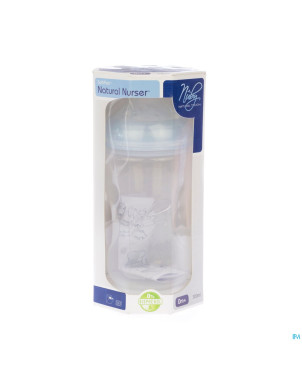 Nuby nt biberon propyl. 300ml + tetine +3m