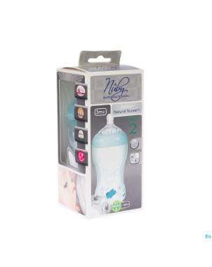 Nuby nt biberon propyl. 300ml + tetine +3m
