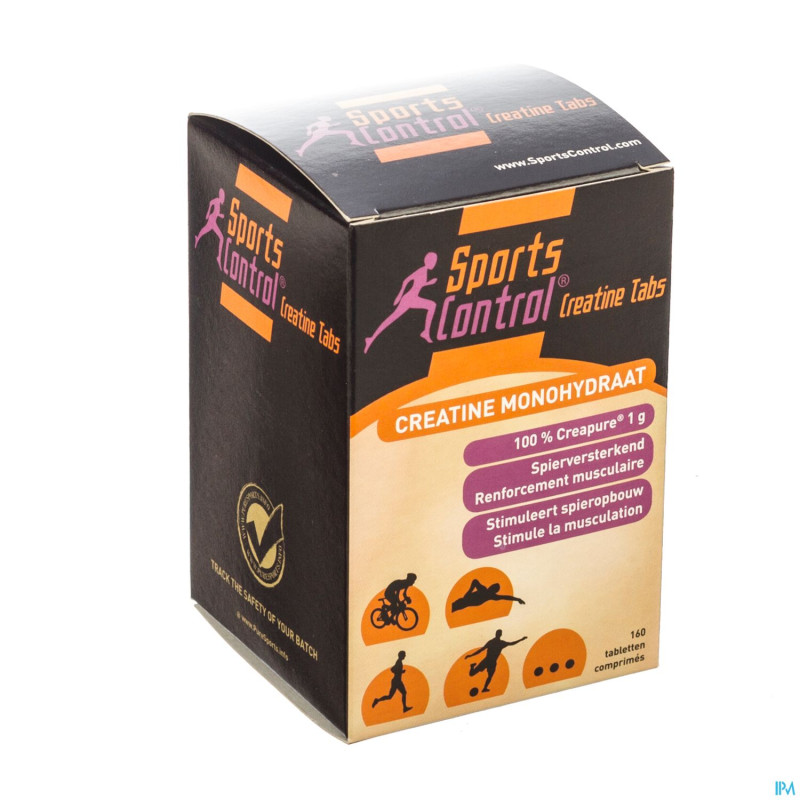 Sportscontrol creatine tabs    pot tabl 160