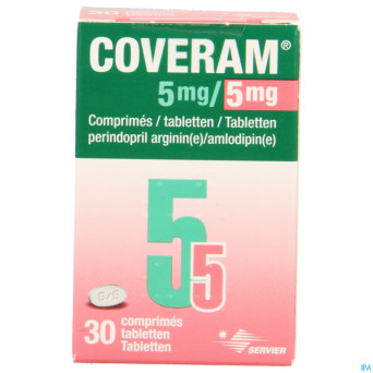 Coveram  5mg/ 5mg comp 30