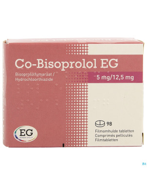 Co bisoprolol eg 5,0mg/12,50mg comp 98