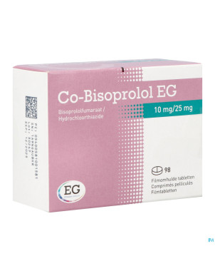 Co bisoprolol eg 10mg/25mg comp 98