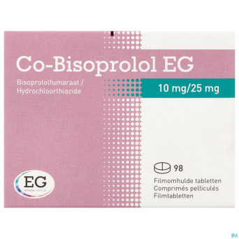 Co bisoprolol eg 10mg/25mg comp 98