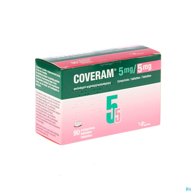 Coveram  5mg/ 5mg comp 90