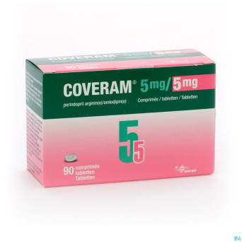 Coveram  5mg/ 5mg comp 90