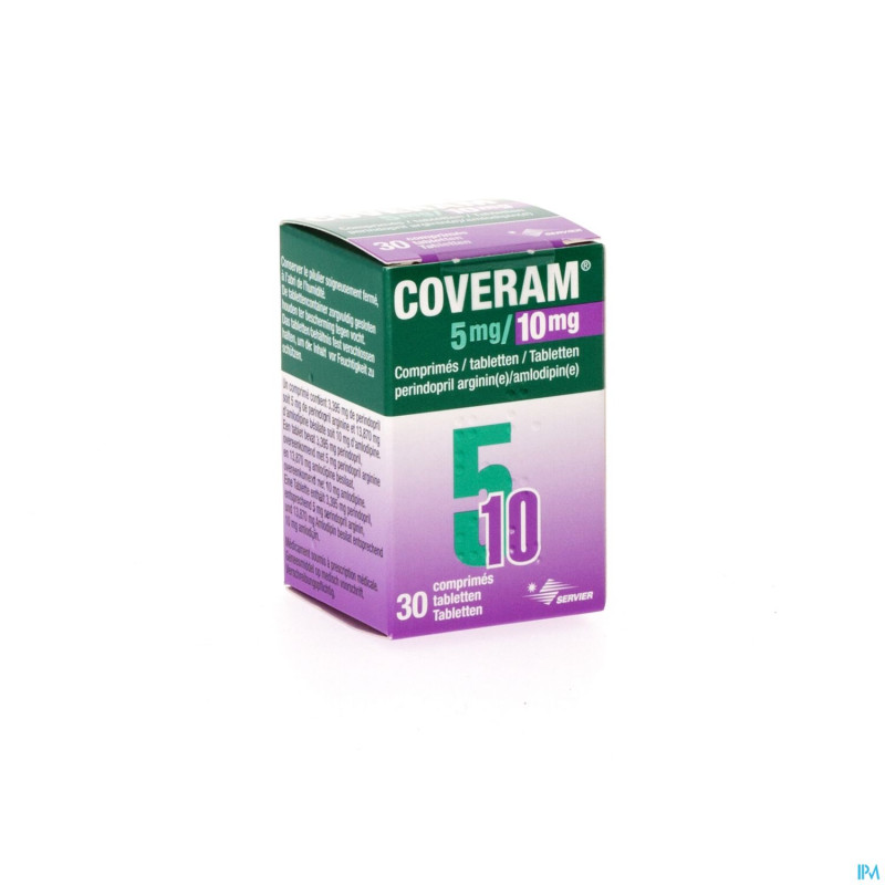 Coveram  5mg/10mg comp 30