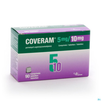 Coveram  5mg/10mg comp 90
