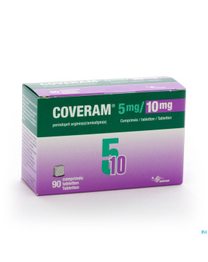 Coveram  5mg/10mg comp 90