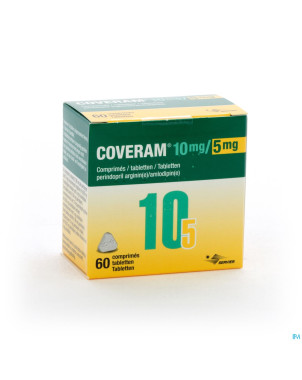 Coveram 10mg/ 5mg comp 60