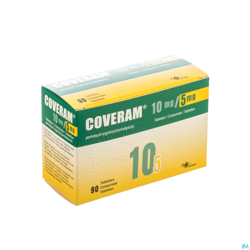 Coveram 10mg/ 5mg comp 90