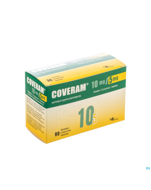 Coveram 10mg/ 5mg comp 90
