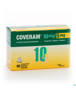 Coveram 10mg/ 5mg comp 90