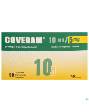 Coveram 10mg/ 5mg comp 90