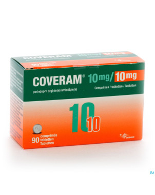 Coveram 10mg/10mg comp 90