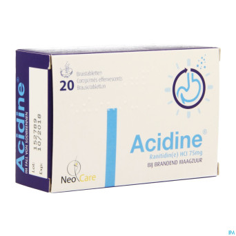 Acidine 75 mg comp efferv. 20 x 75 mg