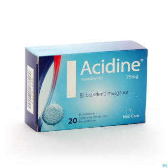 Acidine 75 mg comp efferv. 20 x 75 mg