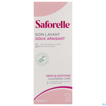 Saforelle soin lavant doux sol fl 100ml