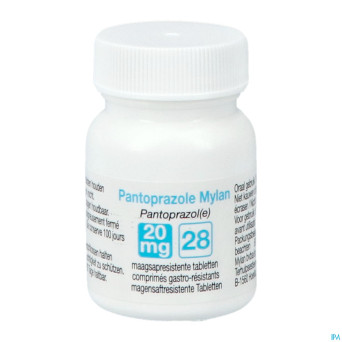 Pantoprazole viatris 20mg comp gastro resist 28