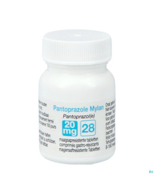 Pantoprazole viatris 20mg comp gastro resist 28