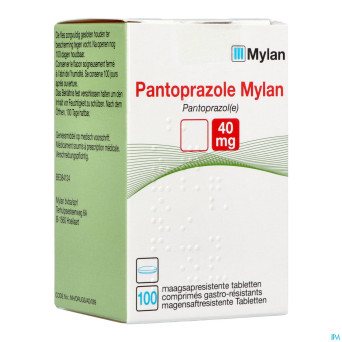 Pantoprazole viatris 40mg comp gastro resist 100