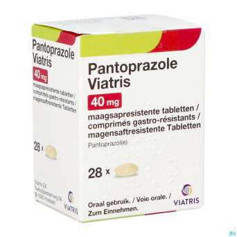 Pantoprazole viatris 40mg comp gastro resist 28