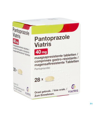 Pantoprazole viatris 40mg comp gastro resist 28