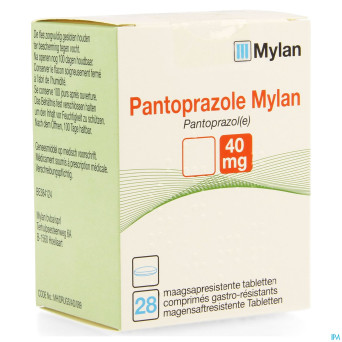 Pantoprazole viatris 40mg comp gastro resist 28