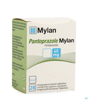 Pantoprazole viatris 40mg comp gastro resist 28