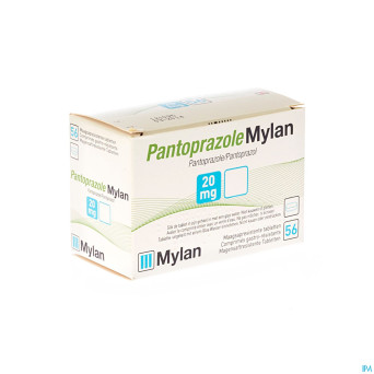 Pantoprazole viatris 20mg comp gastro resist 56