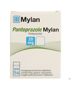 Pantoprazole viatris 20mg comp gastro resist 56