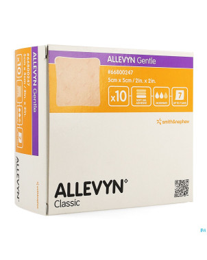 Allevyn gentle ster    5,0x 5,0cm 10 66800247