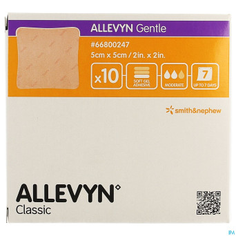 Allevyn gentle ster    5,0x 5,0cm 10 66800247