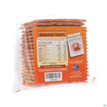 Cetodiet toast breakfast 20x4,5g