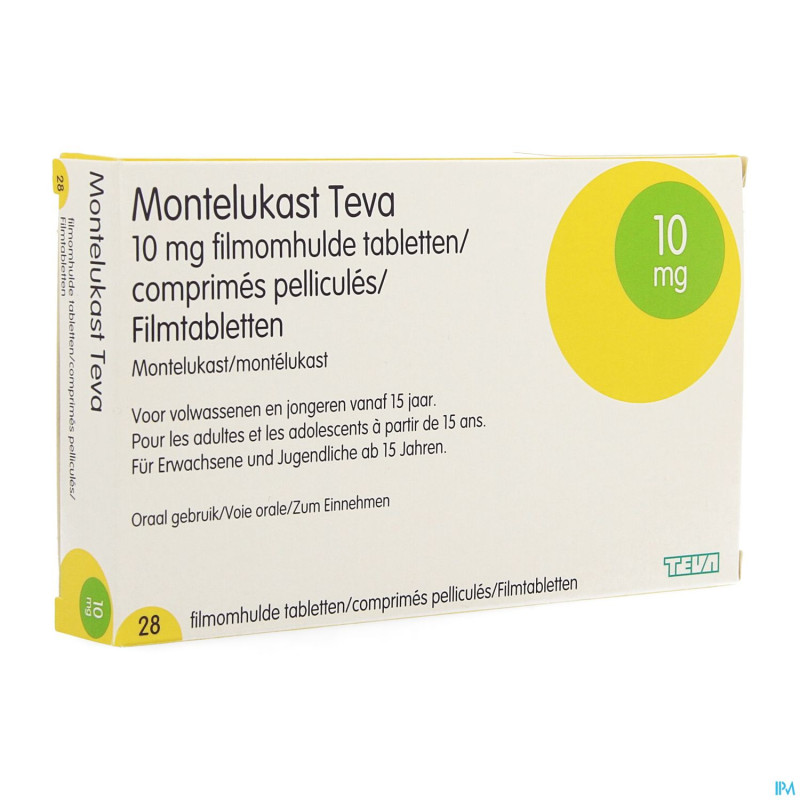 Montelukast teva 10 mg comp pell 28 x 10 mg