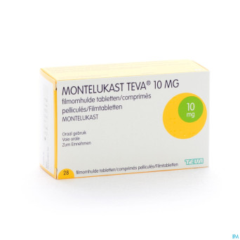 Montelukast teva 10 mg comp pell 28 x 10 mg