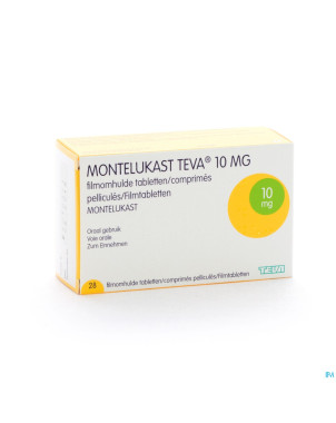 Montelukast teva 10 mg comp pell 28 x 10 mg