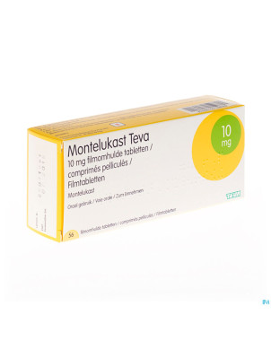 Montelukast teva 10 mg comp pell 56 x 10 mg