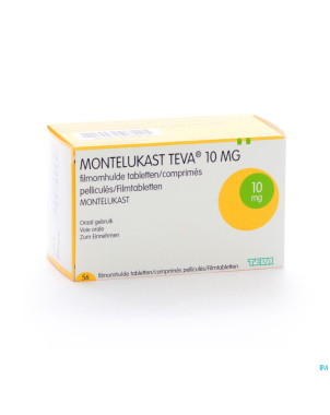 Montelukast teva 10 mg comp pell 56 x 10 mg