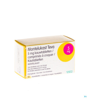 Montelukast teva  5 mg comp macher 56 x 5 mg