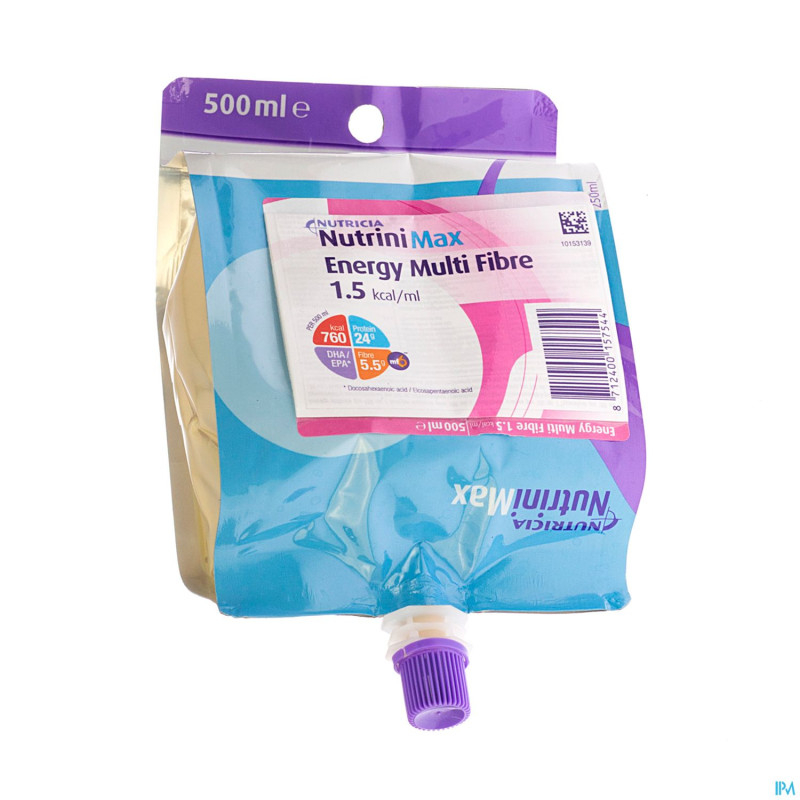 Nutrini max energy multi fibre 7-12ans  pack 500ml
