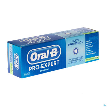 Oral b dentif pro expert menthe douce 75ml