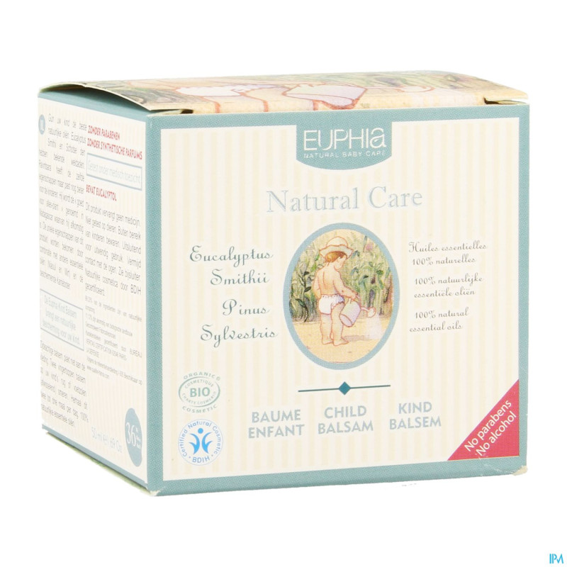 Euphia baume enfant +36m   pot 50ml