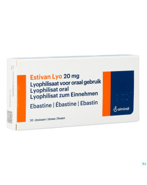Estivan lyo 20 mg dos lyo 30 x 20 mg